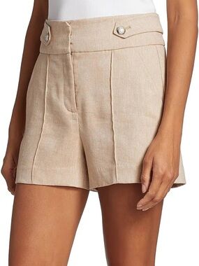 Veronica Beard Runo Linen Blend Shorts